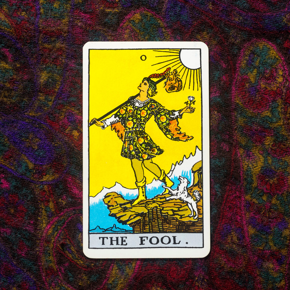 A Bolond tarot kártya